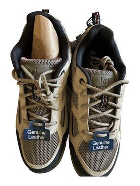 George Men's Rugged Casual tan Shoes suede /mesh upper size 9 1/2